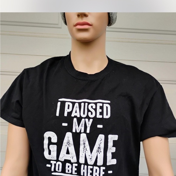 Black Gaming T-Shirt - Picture 2 of 4